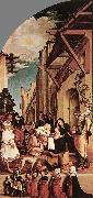 HOLBEIN, Hans the Younger The Oberried Altarpiece (left wing) sg oil painting picture wholesale